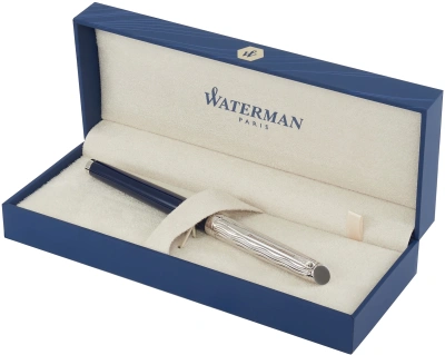 Ручка роллер Waterman Hemisphere L`Essence du Bleu (CW2166469) LaqBlue CT F черн. черн. подар.кор.