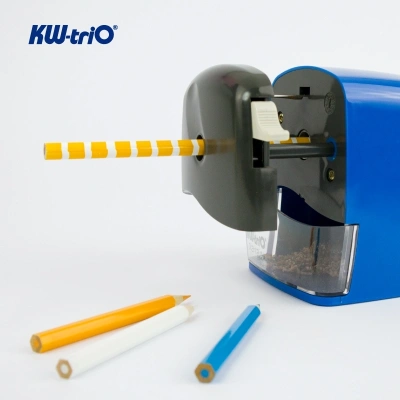 Точилка для карандашей механическая Kw-Trio 312A 1 отверстие пластик ассорти