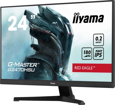 Монитор Iiyama 23.8" G-Master GB2470HSU-B6 черный IPS LED 0.2ms 16:9 HDMI M/M матовая HAS Piv 300cd 178гр/178гр 1920x1080 180Hz DP FHD USB 4.5кг