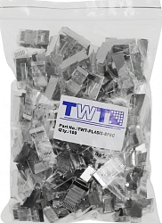 Коннектор Lanmaster (TWT-PL45/S-8P8C) FTP кат.5E RJ45 серебристый (упак.:100шт)