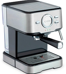 Кофеварка рожковая Vitek VT-1520 850Вт серебристый/черный