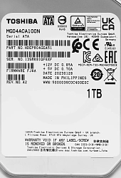 Жесткий диск Toshiba SATA-III 1TB MG04ACA100N Server Enterprise Capacity 512N (7200rpm) 128Mb 3.5"