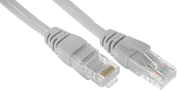 Патч-корд Premier 10Гбит/с UTP 4 пары cat.6 CCA 1м серый RJ-45 (m)-RJ-45 (m) (5-971 1.0)