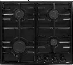 Газовая варочная поверхность Vitek VGH 6410 MBK черный