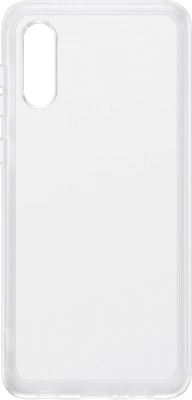 Чехол (клип-кейс) Samsung для Samsung Galaxy A02 Soft Clear Cover прозрачный (EF-QA022TTEGRU)