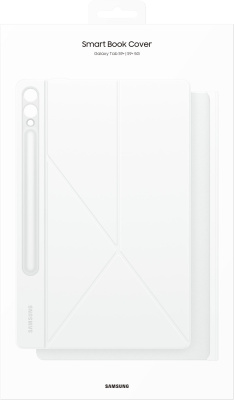 Чехол Samsung для Samsung Galaxy Tab S9+/S9 FE+/S10+ Smart Book Cover поликарбонат/полиуретан белый (EF-BX810PWEGRU)