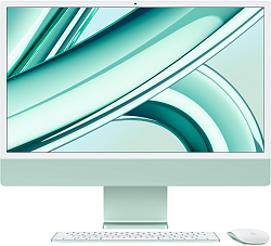 Моноблок Apple iMac A2873 24" 4.5K M3 8 core (4) 8Gb SSD256Gb 10 core GPU macOS WiFi BT 143W клавиатура мышь Cam зеленый 4480x2520