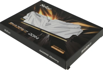 Память DDR4 2x8GB 3600MHz Netac NTSWD4P36DP-16W Shadow II RTL Gaming PC4-28800 CL18 DIMM 288-pin 1.35В kit Intel с радиатором Ret