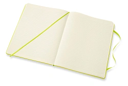 Блокнот Moleskine CLASSIC QP090C2 XLarge 190х250мм 192стр. линейка твердая обложка лайм