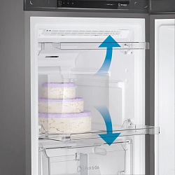 Морозильная камера Indesit DFZ 4150 G серебристый