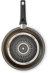 Сковорода Tefal Strength Э 04231124 круглая 24см покрытие: Titanium ручка несъемная (без крышки) коричневый (9100052159)