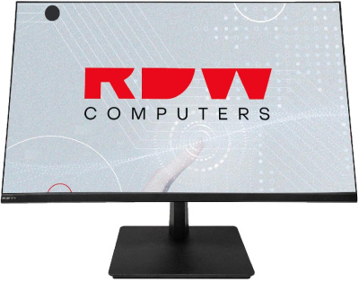 Монитор RDW Computers 27" RDW2701K черный IPS 5ms 16:9 HDMI матовая 1000:1 250cd 178гр/178гр 1920x1080 75Hz VGA DP FHD (RUS)