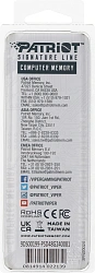 Память DDR4 8Gb 2400MHz Patriot PSD48G240081 Signature RTL PC4-19200 CL17 DIMM 288-pin 1.2В single rank Ret