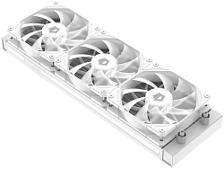 Система водяного охлаждения ID-Cooling Dashflow 360 Basic Soc-AM5/AM4/1151/1200/2066/1700 белый 4-pin 15.2-35.2dB Al+Cu 350W Ret (DASHFLOW 360 BASIC WHITE)