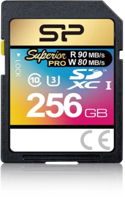 Флеш карта SDXC 256GB Silicon Power SP256GBSDXCU3V10 Superior Pro w/o adapter