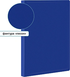 Папка с 100 прозр.вклад. Silwerhof Eco SE-V100BLU A4 пластик 0.7мм синий