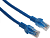 Патч-корд Premier PP6U-0.25M/B 10000Гбит/с UTP 4 пары cat.6 CCA molded 0.25м синий RJ-45 (m)-RJ-45 (m)