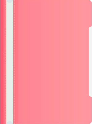 Папка-скоросшиватель Бюрократ -PS20PINK A4 прозрач.верх.лист пластик розовый 0.12/0.16