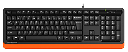 Клавиатура A4Tech Fstyler FKS10 черный/оранжевый USB (FKS10 ORANGE)