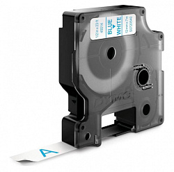 Картридж ленточный Dymo D1 S0720540 синий на белом 12x7 белый/синий для Dymo