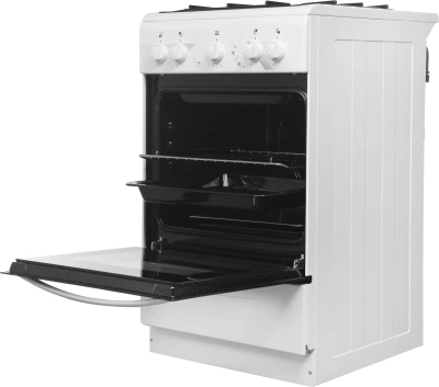 Плита Газовая Gefest ПГ 5100 0017 белый (без крышки) реш.сталь