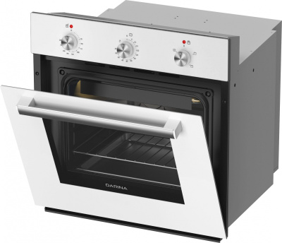 Духовой шкаф Электрический Darina 1U BDE 111 701 W белый/белый