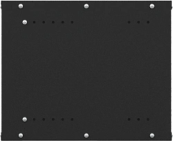 Шкаф коммутационный NTSS Lime (NTSS-WL9U5545GS-BL) настенный 9U 550x450мм пер.дв.стекл несъемн.бок.пан. 30кг черный 370мм 12кг 110град. 500мм IP20 сталь