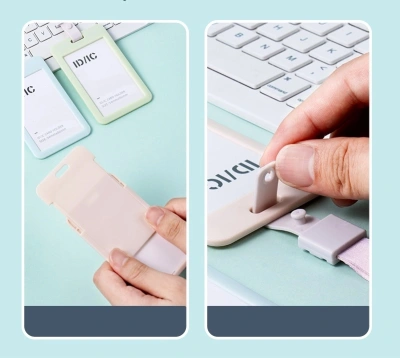 Бейдж для пропуска Deli EF350 AS EF350 вертикальный ассорти