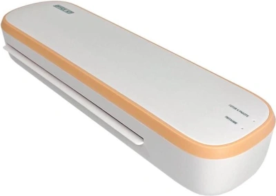 Ламинатор Office Kit L2307R белый/оранжевый A4 (60-125мкм) 27.8см/мин (2вал.) лам.фото