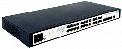 Коммутатор SNR SNR-S5210G-24TX (L2+) 24x1Гбит/с 4SFP+ управляемый