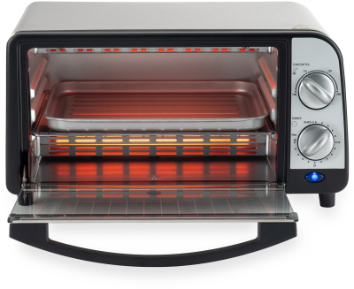 Мини-печь Hyundai MIO-HY071 9л. 800Вт серебристый/черный