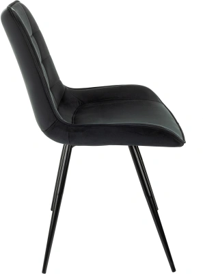 Стул для дома Бюрократ CH-K2_4 комплект 4шт черный Holland 75 металл черный на ножках (CH-K2_1/HL75_4)