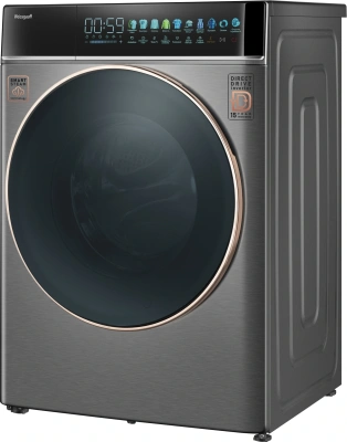 Стиральная машина Weissgauff WM 58411 Direct Drive Inverter Premium класс: A+++ загр.фронтальная макс.:11кг темно-серебристый