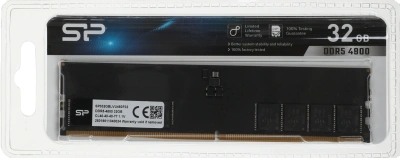 Память DDR5 32GB 4800MHz Silicon Power SP032GBLVU480F02 RTL PC5-38400 CL40 DIMM 288-pin 1.1В dual rank Ret
