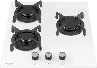 Газовая варочная поверхность Weissgauff HG 453 WGV белый