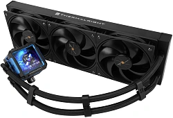 Система водяного охлаждения Thermalright Frozen Warframe Pro 360 Soc-AM5/AM4/1151/1200/2066/2011/1700 черный 4-pin 29.6dB Al LCD Ret (F-WFRAME-PRO-360-BL)