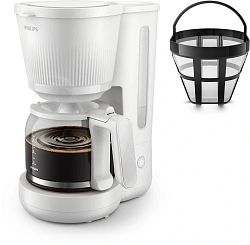 Кофеварка капельная Philips HD7411/00 белый