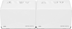 Бесшовный Mesh роутер Mercusys Halo H27BE (HALO H27BE(2-PACK)) BE3600 10/100/1000BASE-TX белый (упак.:2шт)