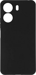 Чехол (клип-кейс) BoraSCO для Xiaomi Redmi 13C Silicone Case черный (72839)