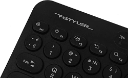Клавиатура A4Tech Fstyler FBK36C AS черный USB беспроводная BT/Radio slim Multimedia (FBK36C AS)