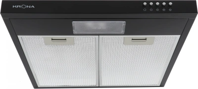 Вытяжка козырьковая Krona Jessica PB 500 slim черный управление: кнопочное (1 мотор)
