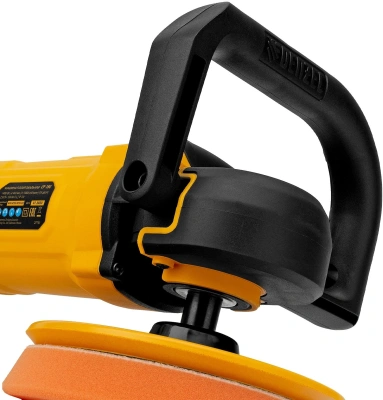 Полировальная машина Denzel CP-180 1400Вт 3000об/мин рез.шпин.:M14 d=180мм (27701)