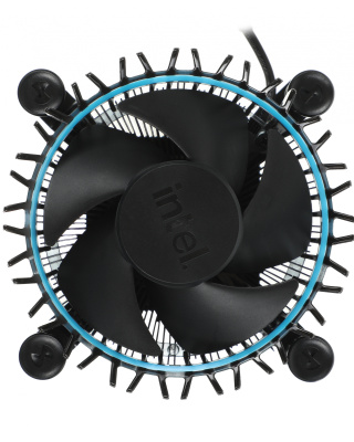 Устройство охлаждения(кулер) Intel RM1 M23901 Soc-1700/1851 черный 4-pin 16-29dB Al+Cu 95W 350gr brown box