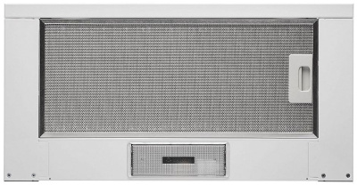 Вытяжка встраиваемая Krona Kamilla 600 Glass белый управление: кулисные переключатели (2 мотора)