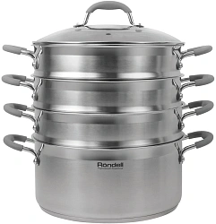 Кастрюля-пароварка Rondell RDS-1103 16.7л. d=26см (с крышкой) стальной