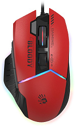 Мышь A4Tech Bloody W95 Max Sports красный/черный оптическая 12000dpi USB 10but (W95 MAX SPORTS RED)