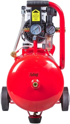 Компрессор поршневой Fubag OLS 180/24 CM1.2 Set 4.1 безмасляный 180л/мин 24л 900Вт красный/черный