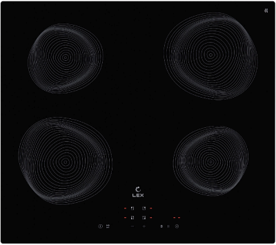 Индукционная варочная поверхность Lex EVI 640 R2 BL черный