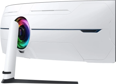 Монитор Samsung 57" Odyssey Neo G9 S57CG952NI черный VA LED 32:9 HDMI полуматовая HAS Piv 2500:1 420cd 178гр/178гр 7680x2160 240Hz FreeSync Premium Pro DP Dual UHD USB 19кг