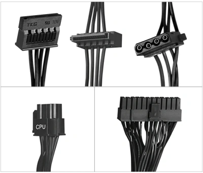 Блок питания KingPrice ATX 350W KPPSU350 (20+4pin) 120mm fan 2xSATA RTL